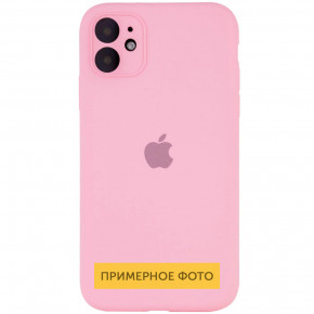  Epik Silicone Case Square Full Camera Protective (AA) Apple iPhone 7 plus / 8 plus (5.5)  / Light pink