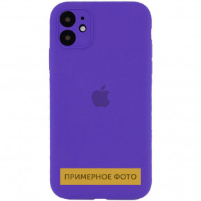  Epik Silicone Case Square Full Camera Protective (AA) Apple iPhone XR (6.1)  / Ultra Violet