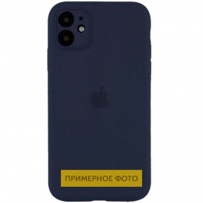  Epik Silicone Case Square Full Camera Protective (AA) Apple iPhone XR (6.1) - / Midnight blue