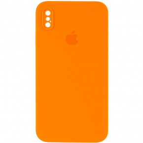  Epik Silicone Case Square Full Camera Protective (AA) Apple iPhone XS Max (6.5)  / Papaya