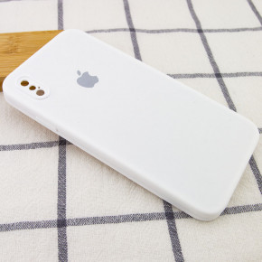  Epik Silicone Case Square Full Camera Protective (AA) Apple iPhone XS (5.8)  / White 3