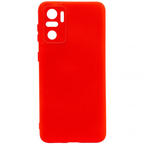 Epik Silicone Cover Full Camera without Logo (A) Xiaomi Redmi Note 10  / Red