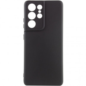  Epik Silicone Cover Lakshmi Full Camera (A) Samsung Galaxy S22 Ultra  / Black 
