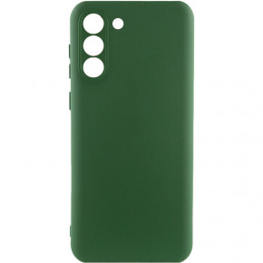  Epik Silicone Cover Lakshmi Full Camera (A) Samsung Galaxy S22+  / Dark green 
