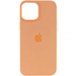  Epik Silicone case (AAA) full with Magsafe and Animation Apple iPhone 15 Plus (6.7)  / Orange Sorbet 3
