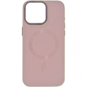  Epik TPU+Glass Sapphire Midnight Open Camera with MagSafe Apple iPhone 15 Pro (6.1)  / Pink Sand