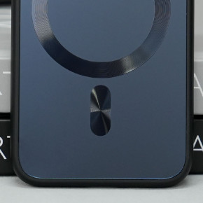  Epik TPU+Glass Sapphire Midnight with MagSafe Apple iPhone 15 Plus (6.7)  / Black 3