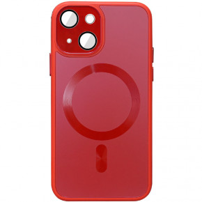  Epik TPU+Glass Sapphire Midnight with MagSafe Apple iPhone 15 Plus (6.7)  / Red