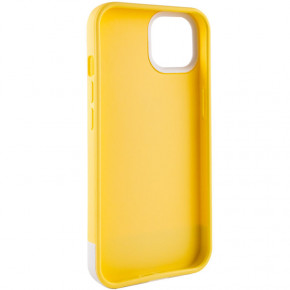  Epik TPU+PC Bichromatic Apple iPhone 12 Pro Max (6.7) Creamy-yellow / White 4