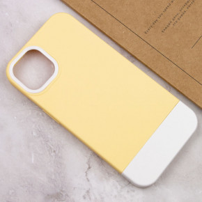  Epik TPU+PC Bichromatic Apple iPhone 12 Pro Max (6.7) Creamy-yellow / White 6