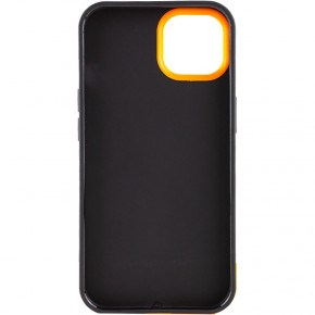  Epik TPU+PC Bichromatic Apple iPhone 13 (6.1) Black / Orange 3