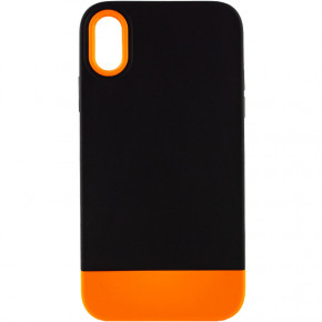  Epik TPU+PC Bichromatic Apple iPhone XR (6.1) Black / Orange