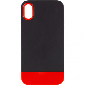 Epik TPU+PC Bichromatic Apple iPhone X / XS (5.8) Black / Red