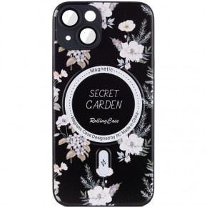 TPU+PC  Epik Secret Garden with MagSafe Apple iPhone 14 (6.1) Black
