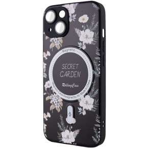 TPU+PC  Epik Secret Garden with MagSafe Apple iPhone 14 (6.1) Black 4