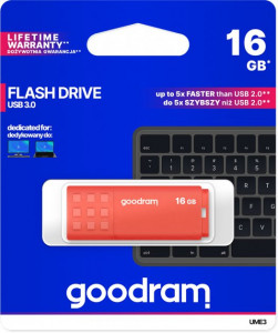 USB   Goodram 16GB UME3 Orange USB 3.0 (UME3-0160O0R11) 4
