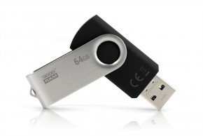 - USB 3.0 64Gb GoodRam Twister Black (UTS3-0640K0R11)