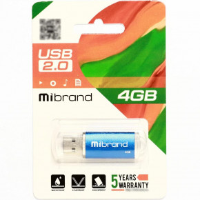 - Mibrand USB2.0 Cougar 4GB Blue (MI2.0/CU4P1U) 3