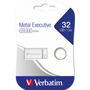 USB   Verbatim 32GB Metal Executive Silver USB 2.0 (98749) 5