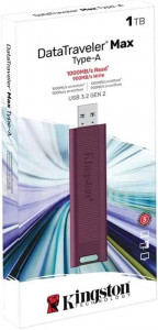 - USB 3.2 1TB Kingston DataTraveler Max Red (DTMAXA/1TB) 4