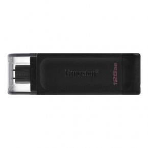  USB3.2 128GB Type-C Kingston DataTraveler 70 Black (DT70/128GB)