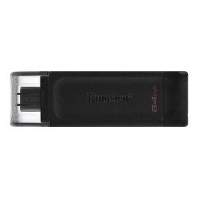  USB3.2 64GB Type-C Kingston DataTraveler 70 Black (DT70/64GB)