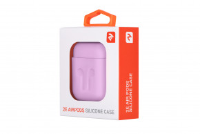  2E  Apple AirPods Pure Color Silicone Imprint 1.5  Lavende (2E-AIR-PODS-IBSI-1.5-LV) 4
