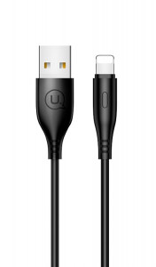  Usams U18 USB  Lightning  iPhone iPad data cable 1000mm 2 black