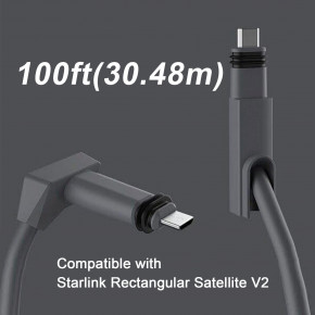   Starlink Cable Rectangular V2 100Ft/30  3