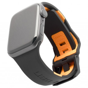  ArmorStandart Civilian Silicone Watch Strap  Apple Watch 38/40 mm Black/Orange (ARM58392)