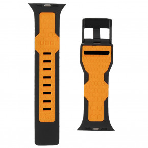  ArmorStandart Civilian Silicone Watch Strap  Apple Watch 38/40 mm Black/Orange (ARM58392) 4