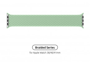  ArmorStandart Braided Solo Loop Apple Watch 38/40/41mm Mint Size 4 (132 mm) (ARM64901)