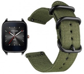   Primo Traveller   Asus ZenWatch 2 (WI501Q) - Army Green 3