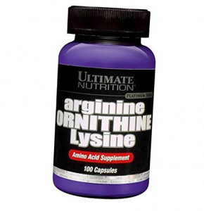  Ultimate Nutrition arginine Ornithine Lysine 100  (6007)