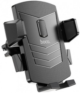  Hoco CA86 Davy one-button air outlet car holder Black 3