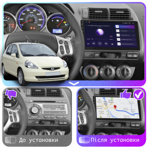 Lesko  Honda Jazz I Manual AC 2001-2005 IPS 9 2/32Gb CarPlay 4G Wi-Fi GPS Prime  4