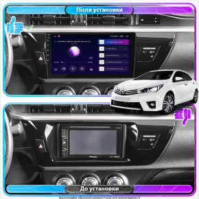  Lesko  Toyota Corolla XI (E160, E170) ver.1 2012-2016 10 2/32Gb CarPlay 4G Wi-Fi GPS Prime 4