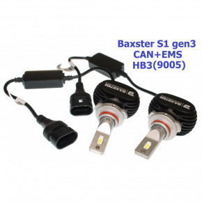  LED  BAXSTER S1 gen3 HB3 5000K 4000lm CAN+AMS