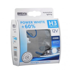  Brevia H3 12V 55W PK22s Power White +60 4300K S2 (9/90 .) (12030PWS)