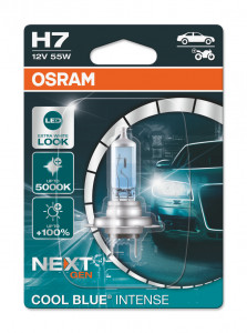   Osram H7 12V 55W PX26d Cool Blue Intense Next Gen +100% 1  (64210CBN-01B)