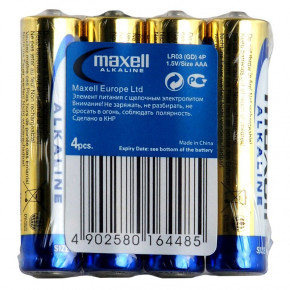   Maxell Alkaline LR03(GD)4P, AAA/(L)R03,  4 3