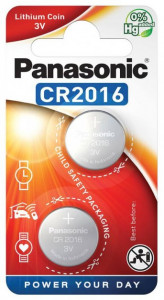   Panasonic Lithium Power CR-2016EL/2B, CR2016, 3V,  2,   ., Indonesia