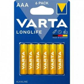   Varta Longlife (4103 101 416), AAA/(L)R03,  6, Germany