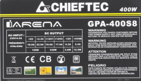   Chieftec 400W GPA-400S8 80 Plus Bulk 5