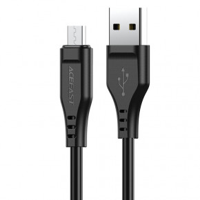  Acefast C3-09 USB Type A Micro 2.4 A 1,2 m Black (AFC3-09B)