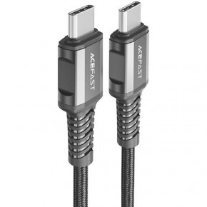   Acefast C1-09 USB-C to USB-C PD240W 40Gbps USB 4 aluminum alloy Black / Gray