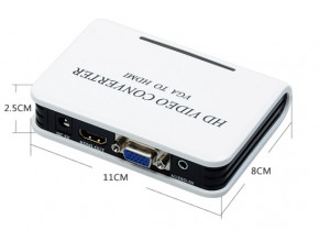  VGA 15F - HDMI M v1.3 Jack 3.5    RTL (S0062)