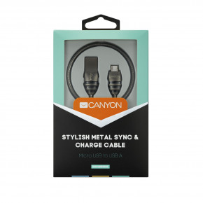  Canyon USB - MicroUSB 1 Dark Grey (CNS-USBM5DG) 4