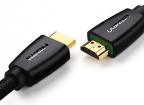   Ugreen HD118 HDMI to HDMI 5 m v2.0 UltraHD 4K-3D Braided Black 40412 90402178 3