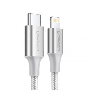  Ugreen USB 2.0Type-C M-Lightning M,2 ,(20V/3A), (60W) ,US304 (70525) 3
